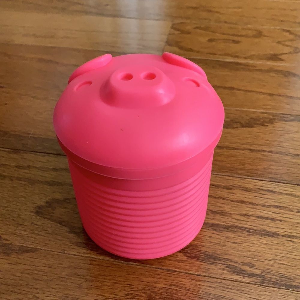 Bacon grease strainer/container 